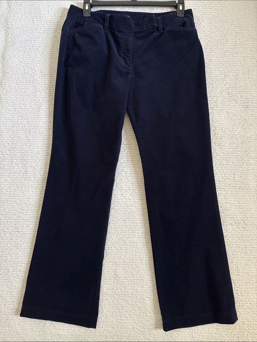 Ann Taylor Corduroy Dark Navy Boot-Cut Pants